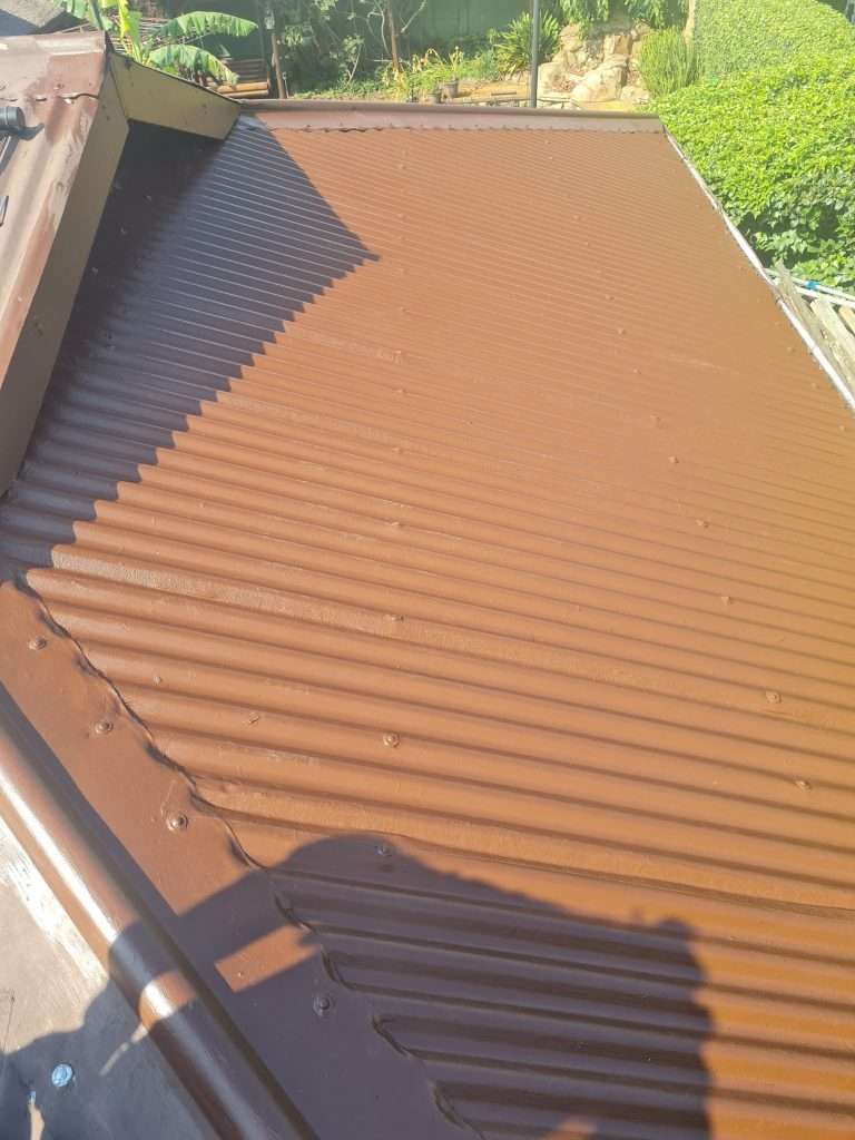Roof painting and rubberising